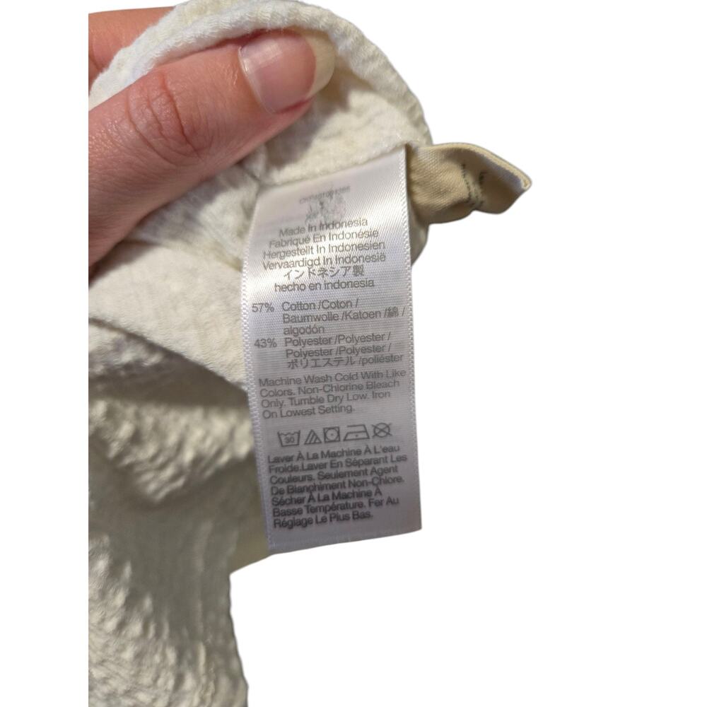 Madewell cream ribbed tank top, size small - Picture 4 of 4
